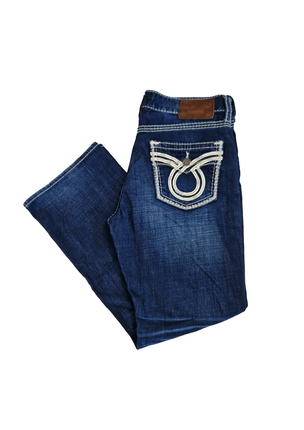 PANTALON BIGSTAR VINTAGE COLLECTION PIONEER 36 BLEU BRODÉ