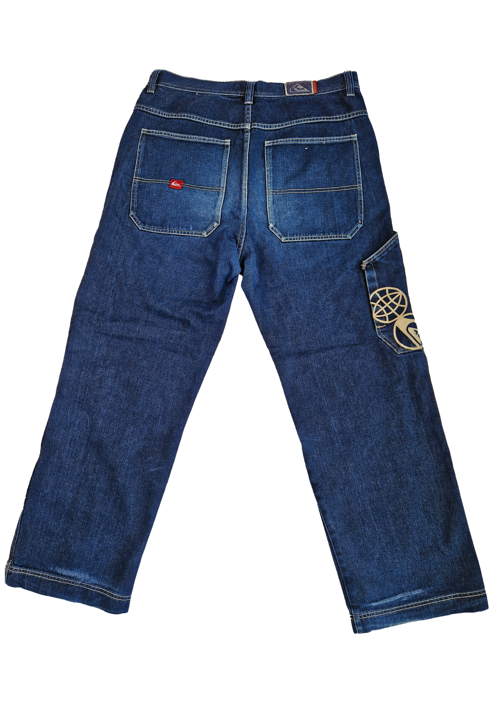 PANTALON BAGGY QUICKSILVER XL BLEU DENIM
