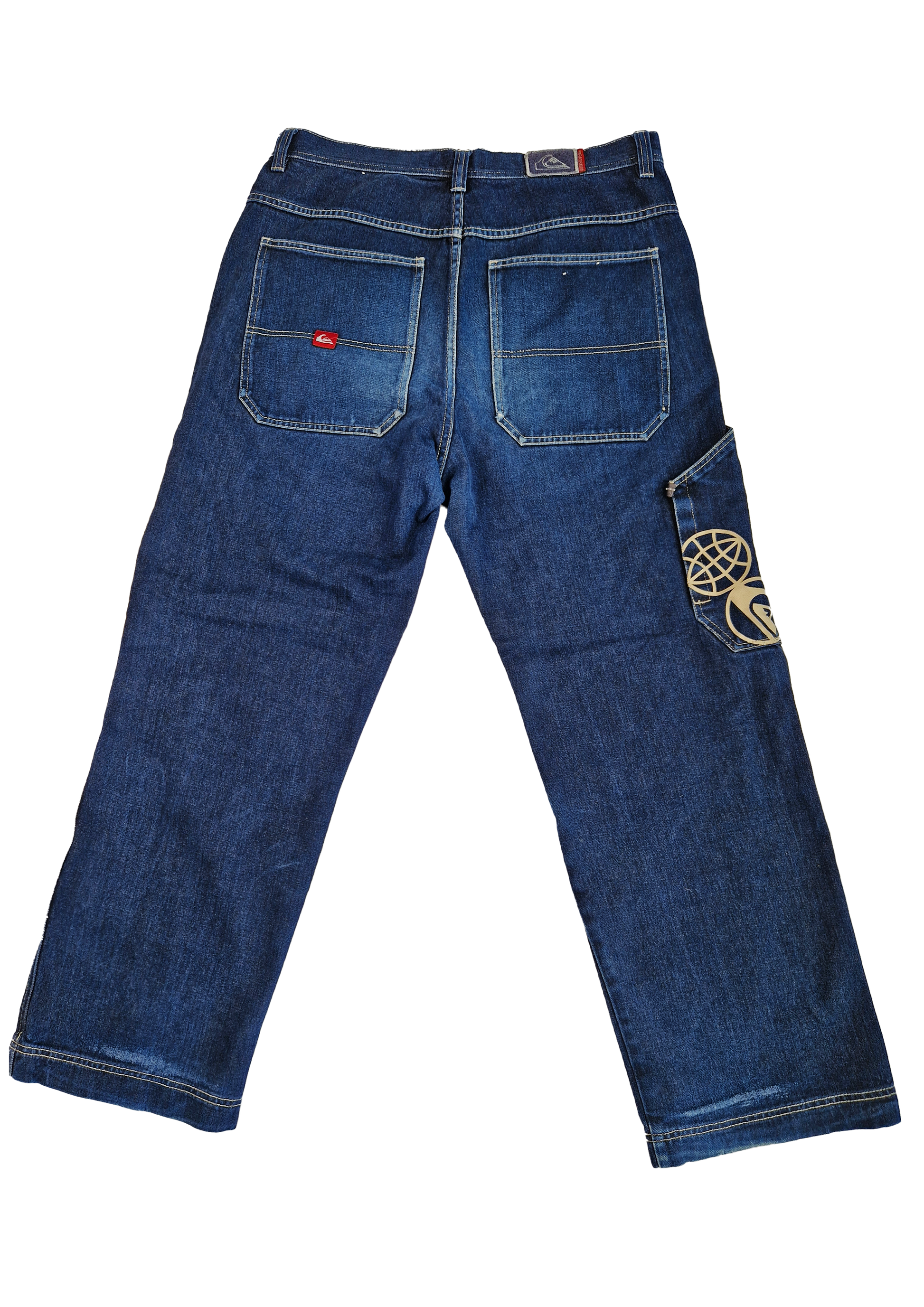 PANTALON BAGGY QUICKSILVER XL BLEU DENIM