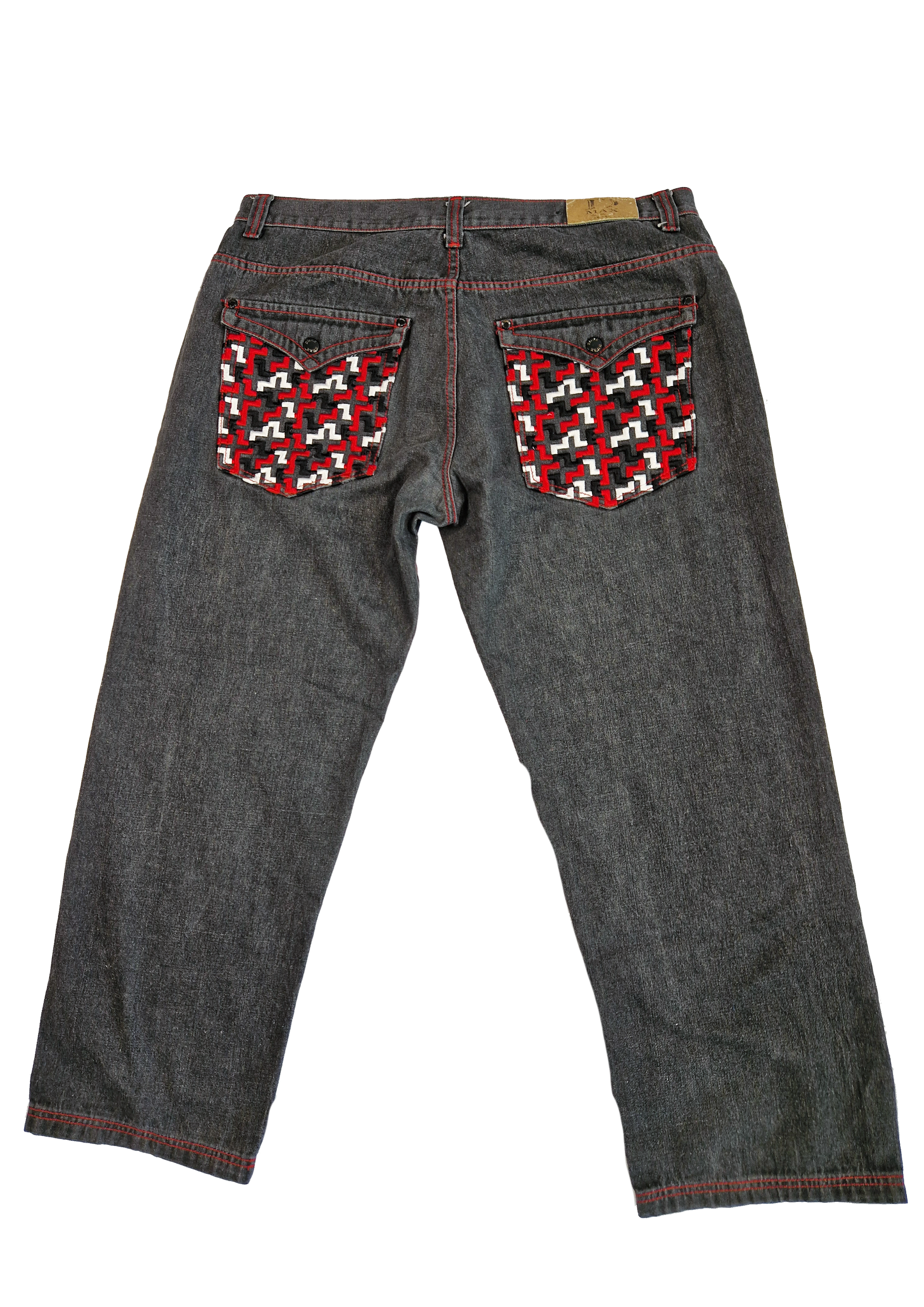 PANTALON BAGGY RARE D MAX W42-L32 NOIR DENIM