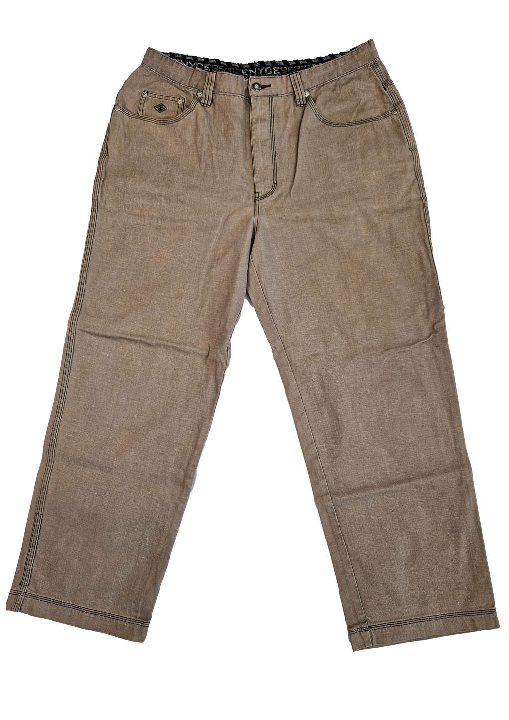 PANTALON ENYCE 36 BEIGE GRIS