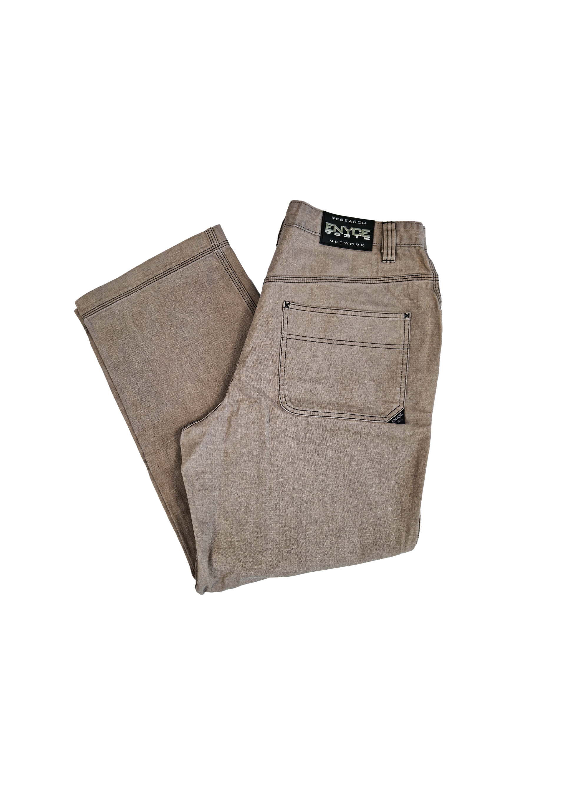 PANTALON ENYCE 36 BEIGE GRIS