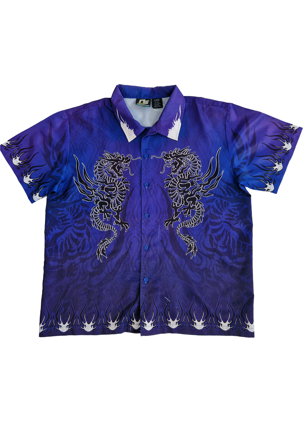 CHEMISE DRAGON NO SURRENDER XL VIOLET