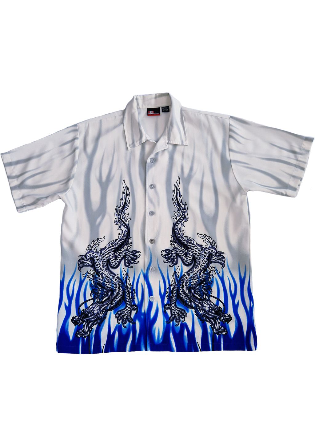 CHEMISE DRAGON STREET CULTURE M BLANC
