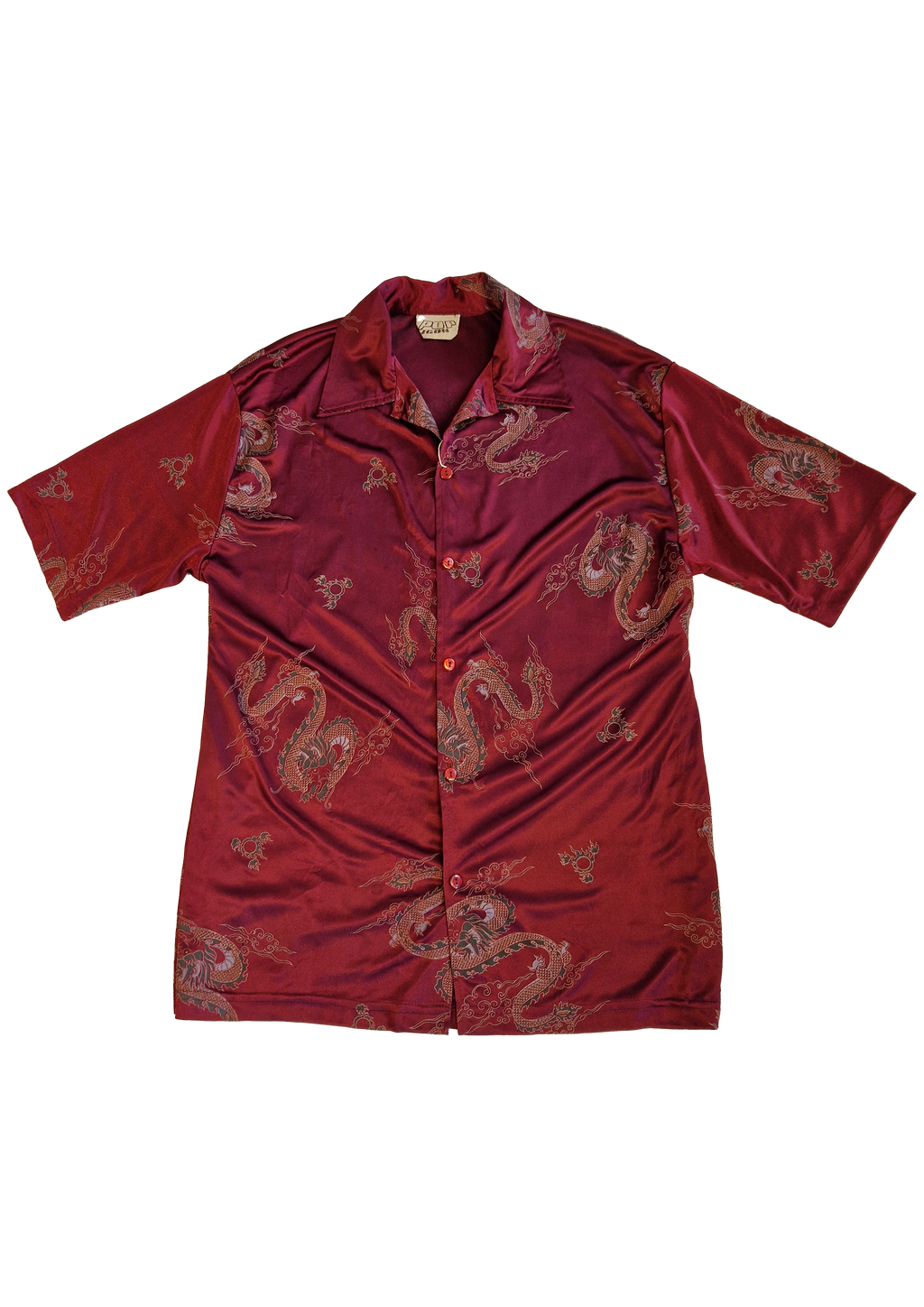 CHEMISE DRAGON POP ICON L BORDEAUX