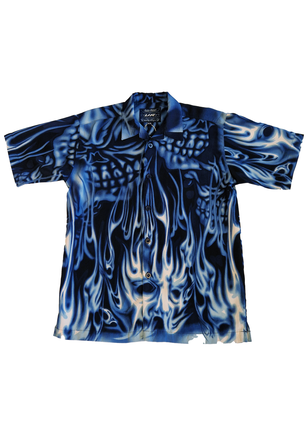 CHEMISE DRAGON URBAN RAGS M BLEU
