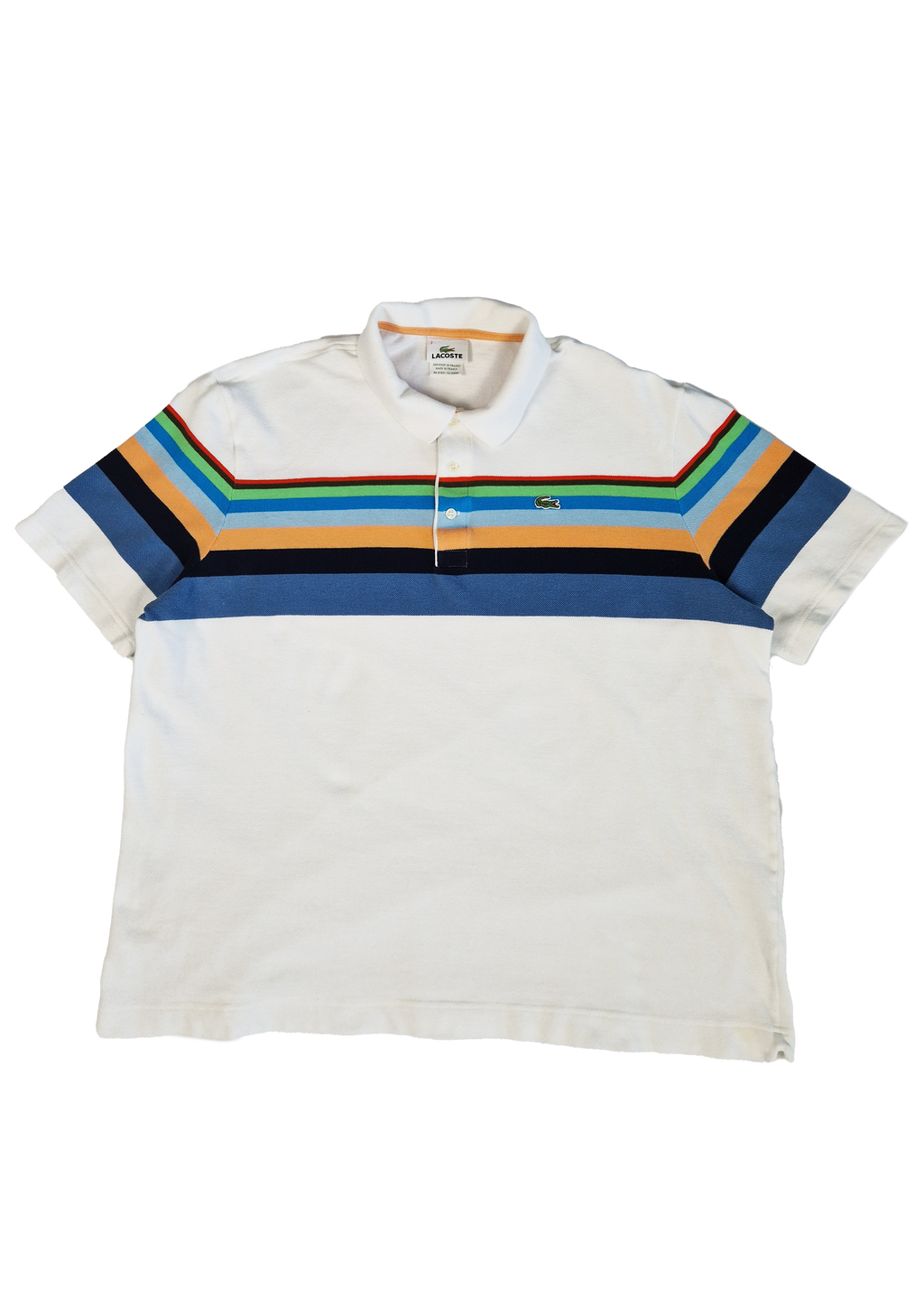 POLO LACOSTE 7/2XL BLANC