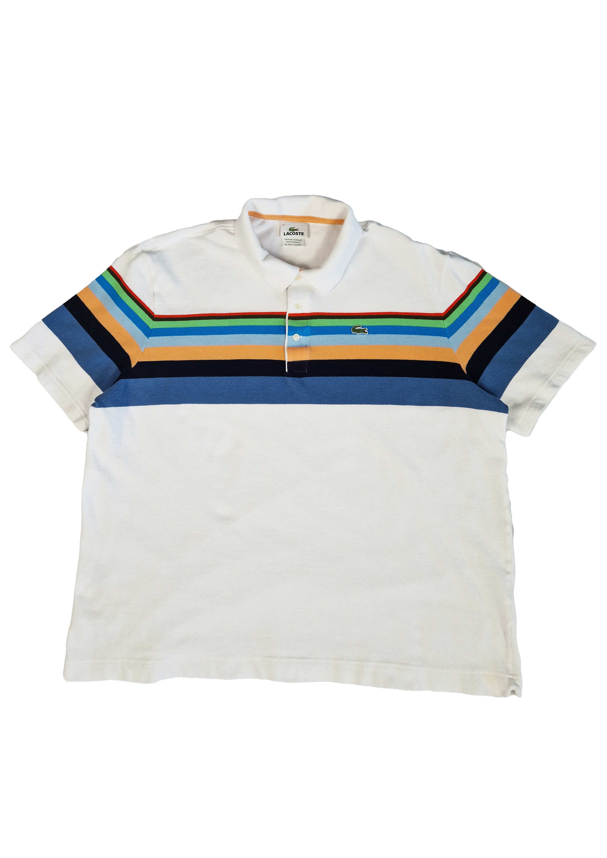 POLO LACOSTE 7/2XL BLANC