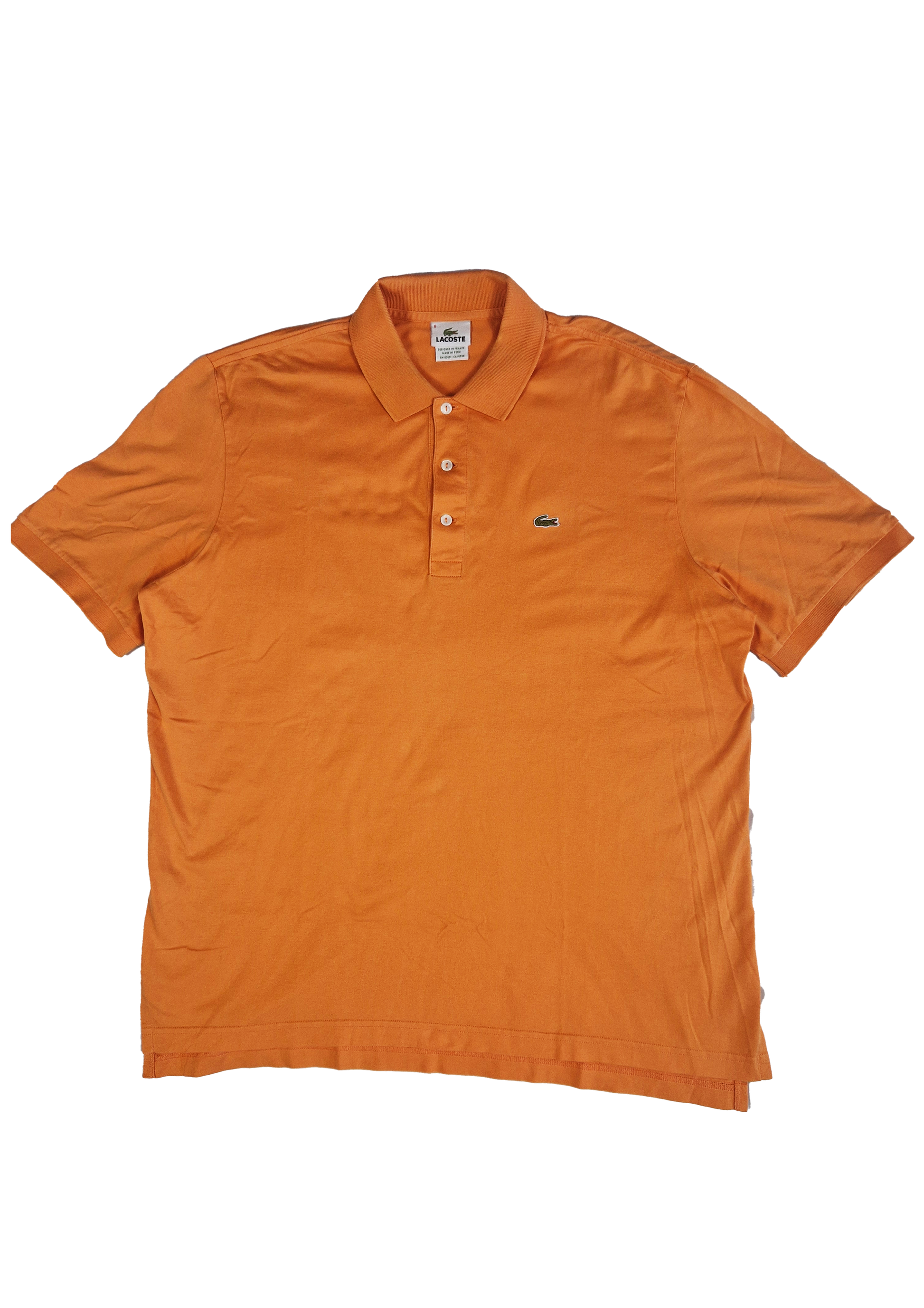 POLO LACOSTE 6/XL ORANGE