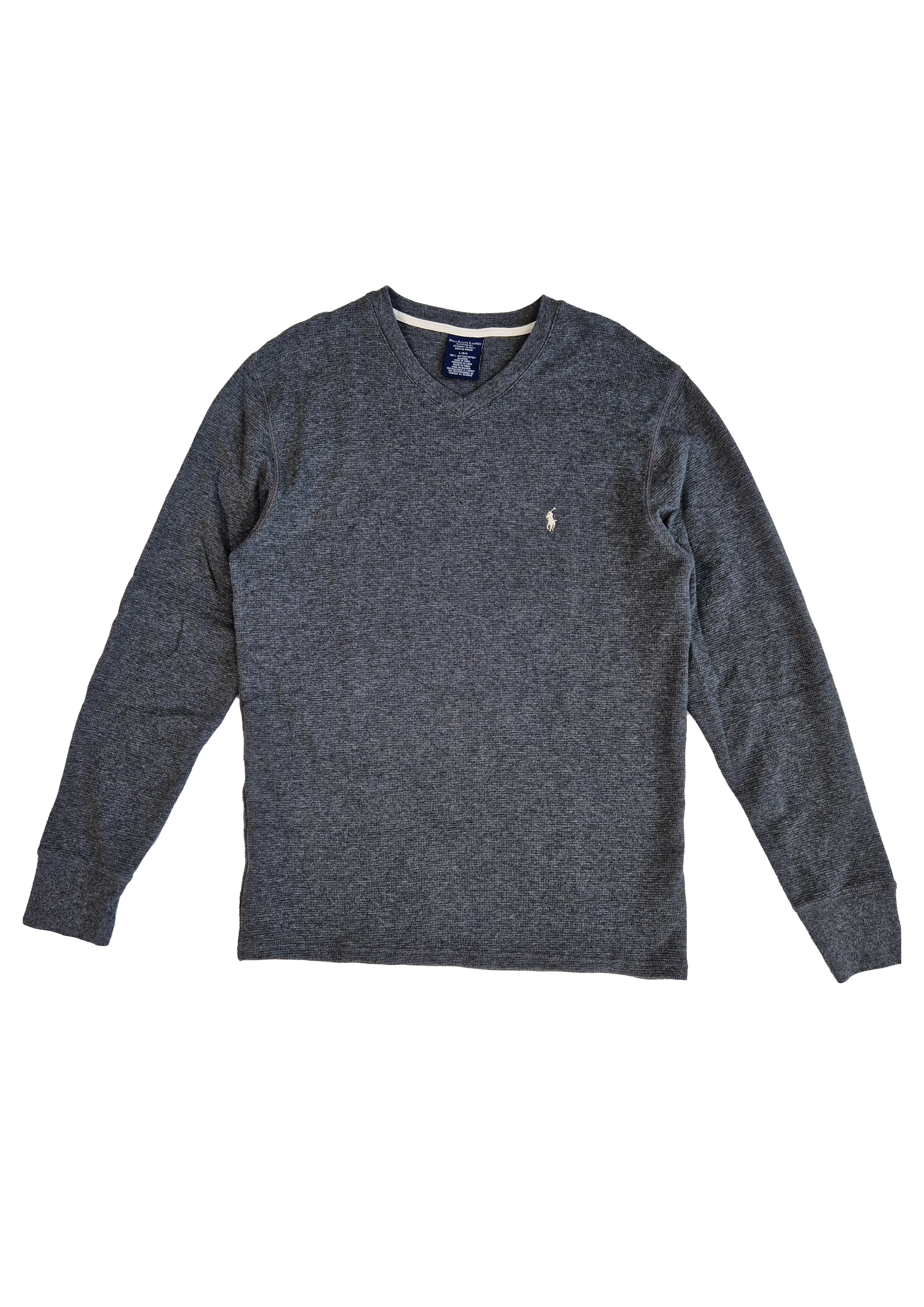 T-SHIRT ML RALPH LAUREN L GRIS