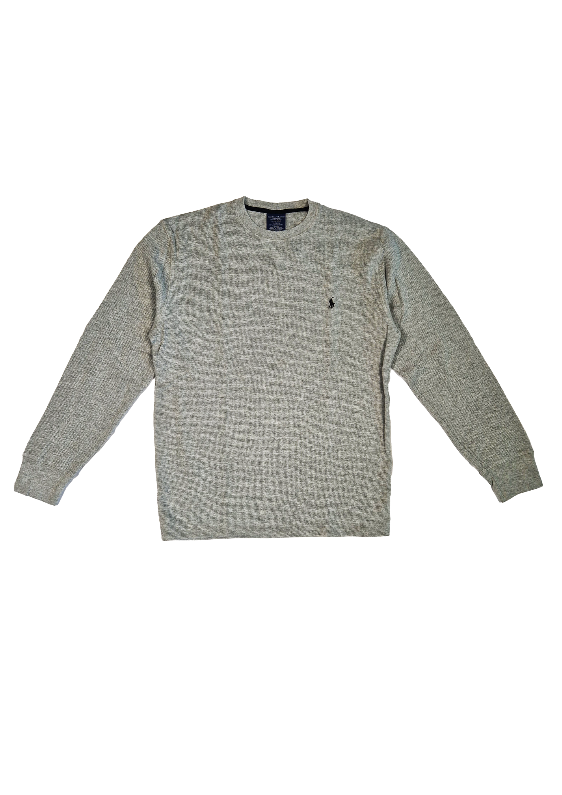T-SHIRT ML RALPH LAUREN XL GRIS