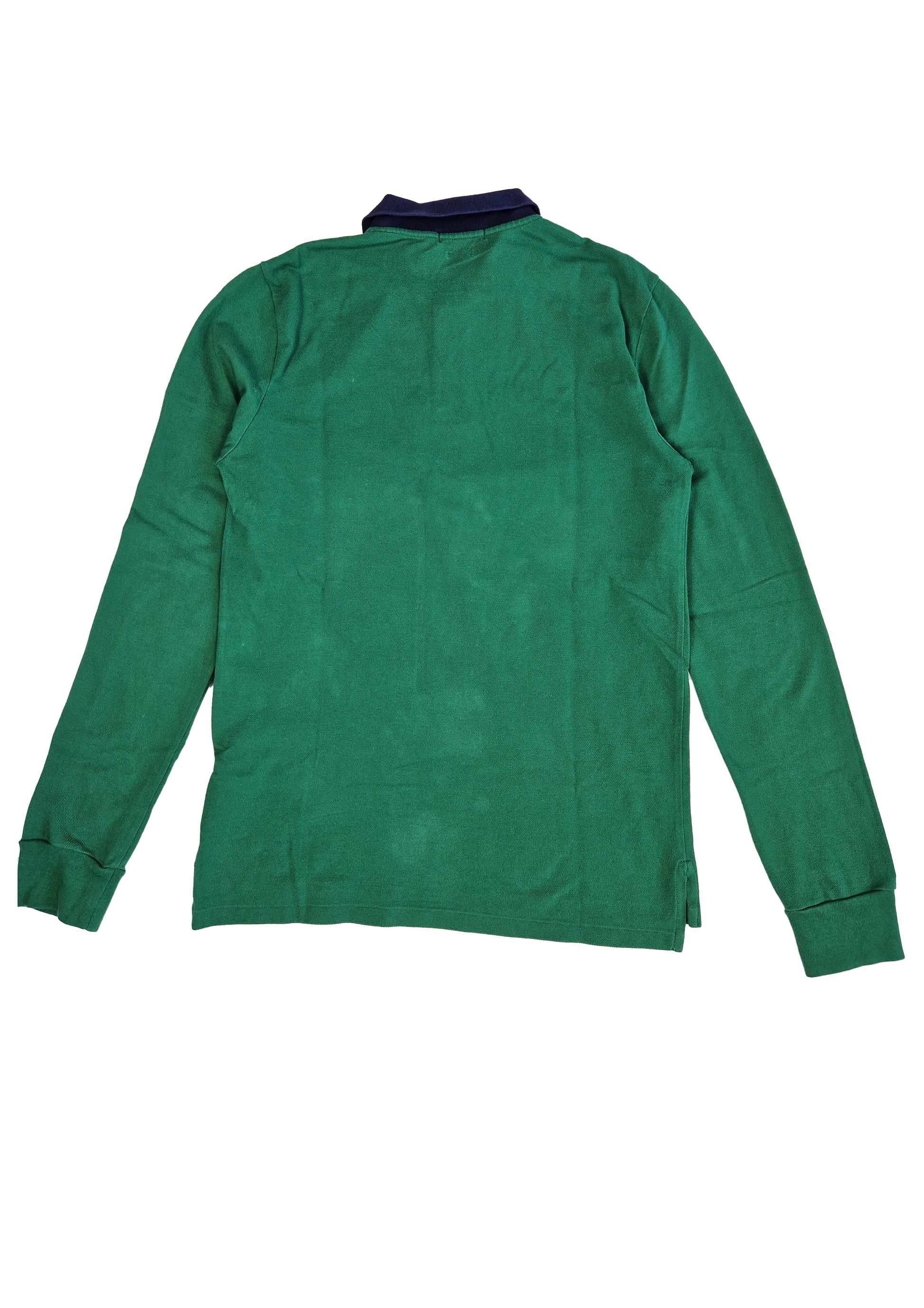 POLO ML RALPH LAUREN SLIM FIT XL VERT BLEU