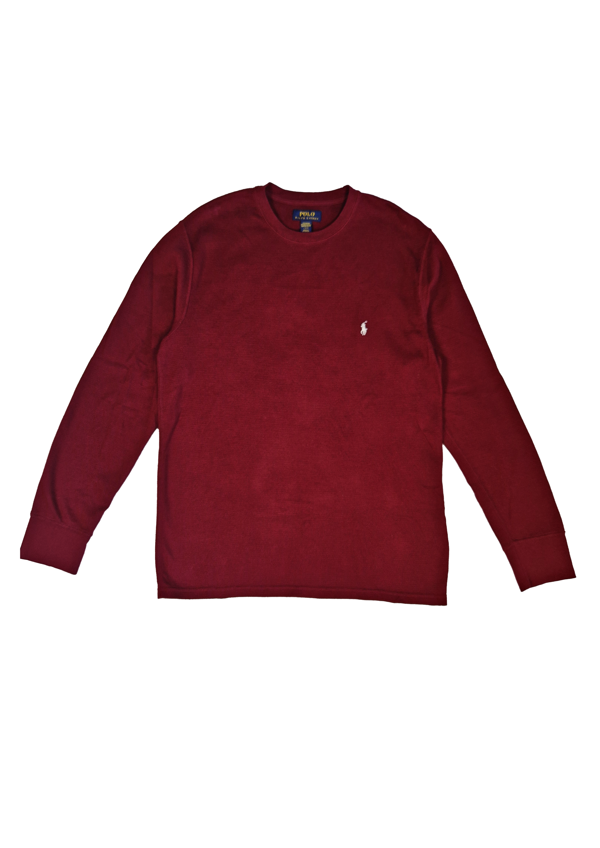 T-SHIRT ML RALPH LAUREN L BORDEAUX